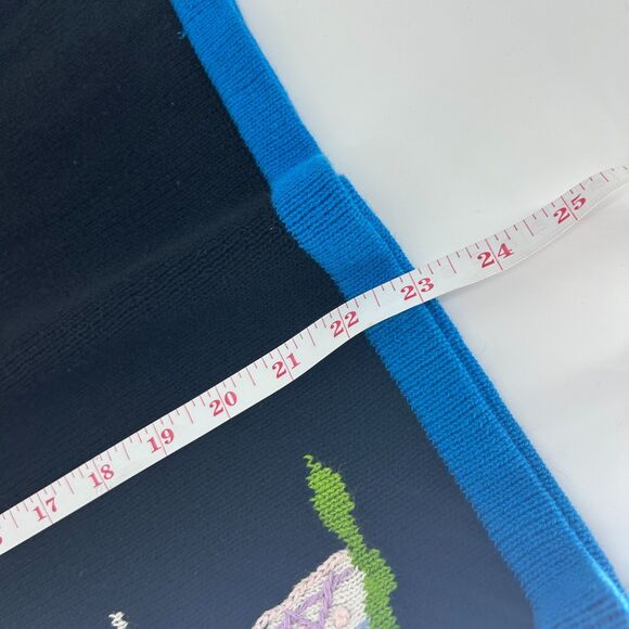 Vintage Storybook Knits Embroidered Sailboat Sweater Vest Women's M Lighthouse - Picture 10 of 10